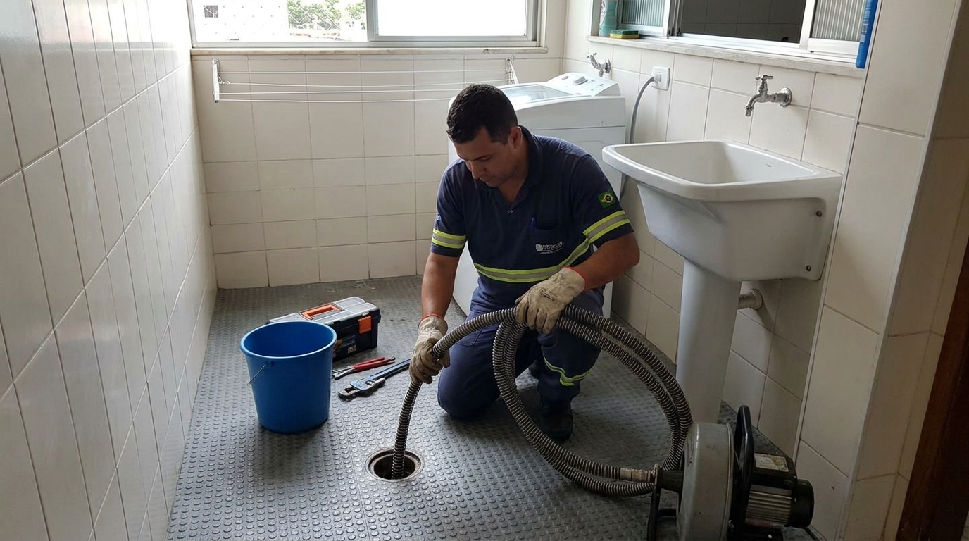 Desobstrução na Cozinha em Feira de Santana‑BA
